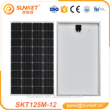 producto solar de la energía 100w 125w mono panel de poder solar precio barato